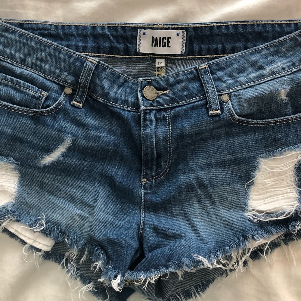 Paige denim shorts size 27 jean